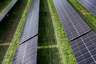Solar Panels at Morpeth Site
