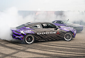 Dodge and Hemmings SIXPACK-powered Charger Scat Pack Drift Cars Head West, Ready to Thrill Crowds at Laguna Seca GRIDLIFE Event