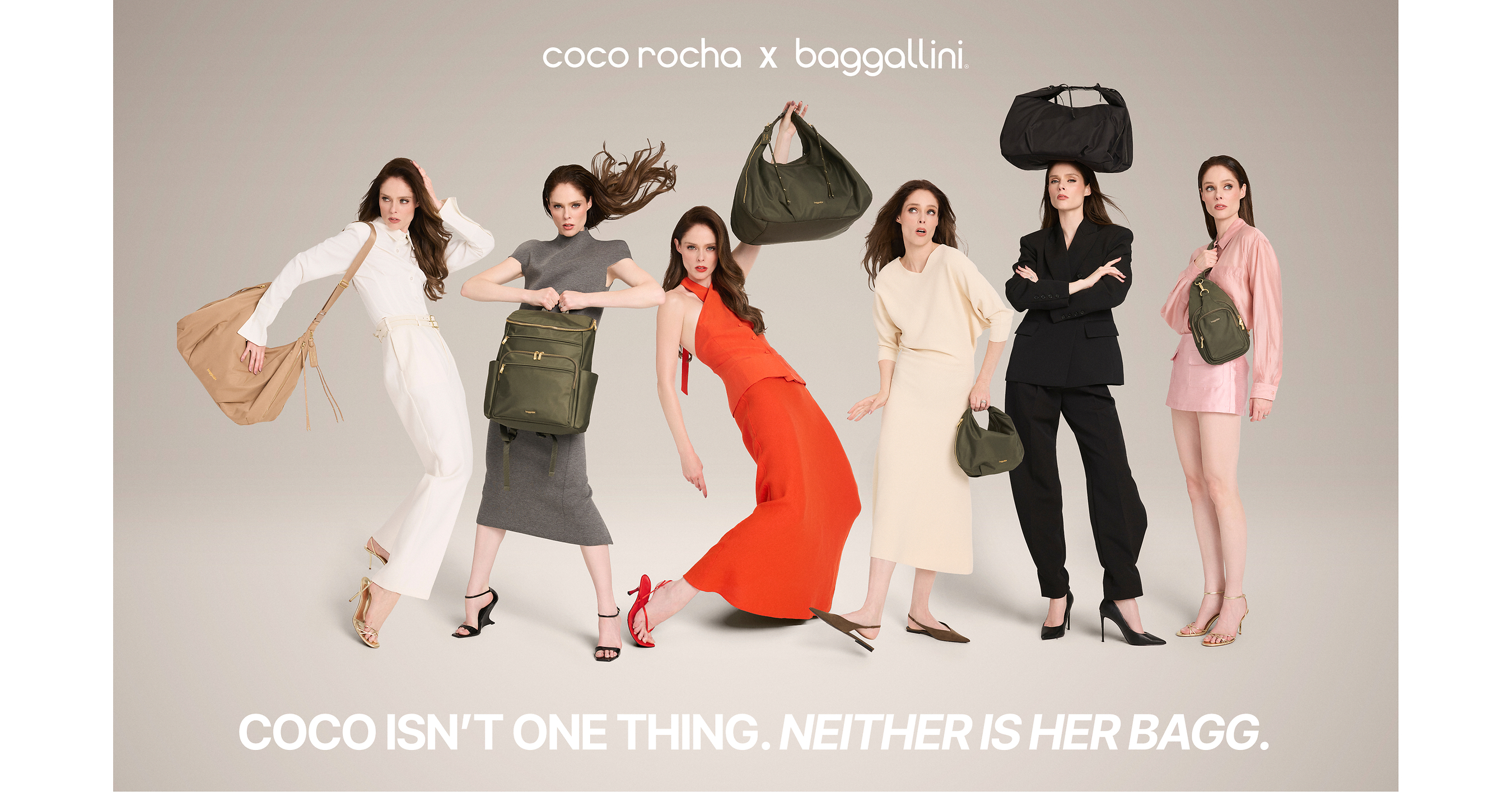 COCO ROCHA AND BAGGALLINI GO BIG WITH LIMITED-EDITION COLLECTION