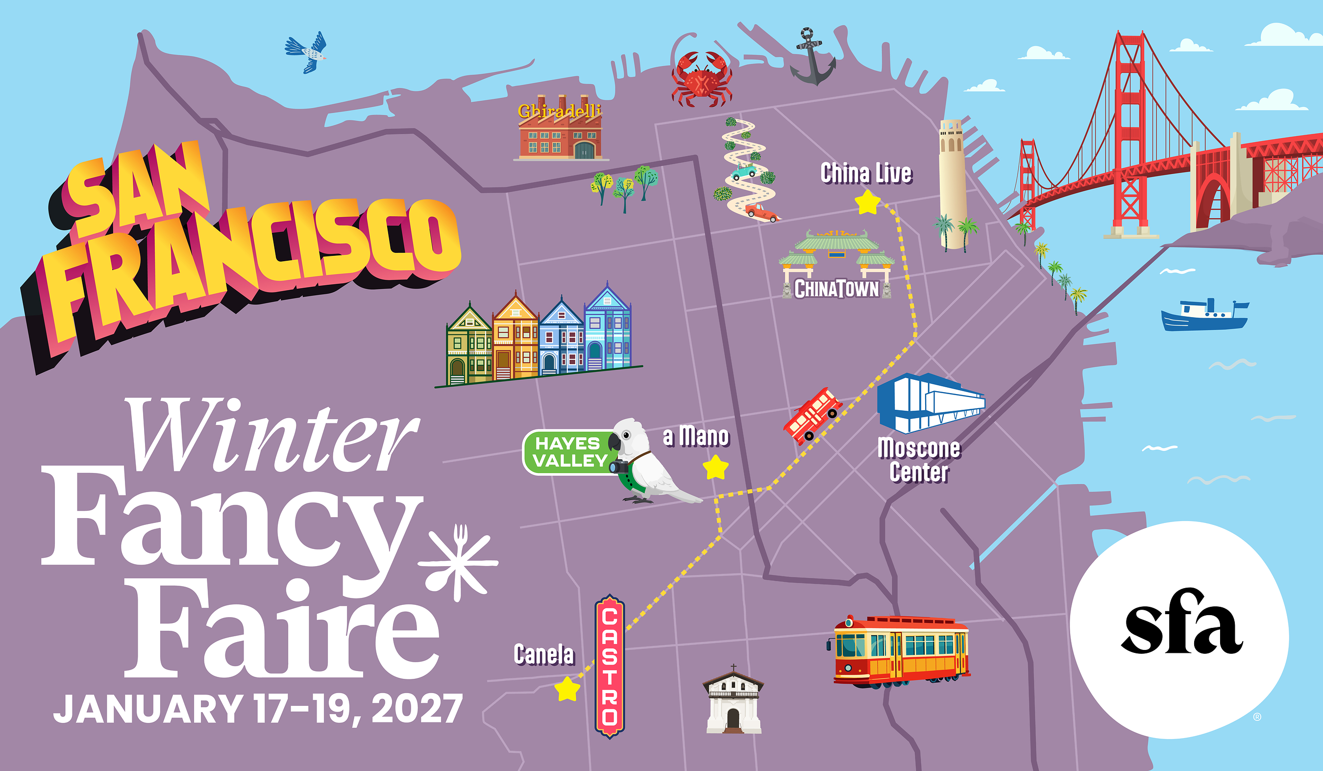 Specialty Food Association Unveils the San Francisco Restaurants Serving New Tasting Menus on the Winter FancyFaire* Campus Tasting Trail