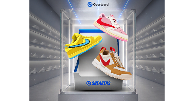 ENTERTAINMENT SHOPPING PLATFORM COURTYARD EXPANDS INTO SNEAKERS WITH AN INNOVATIVE DISCOVERY EXPERIENCE THAT LETS YOU KEEP, SHIP, OR SELL BACK EVERY PAIR