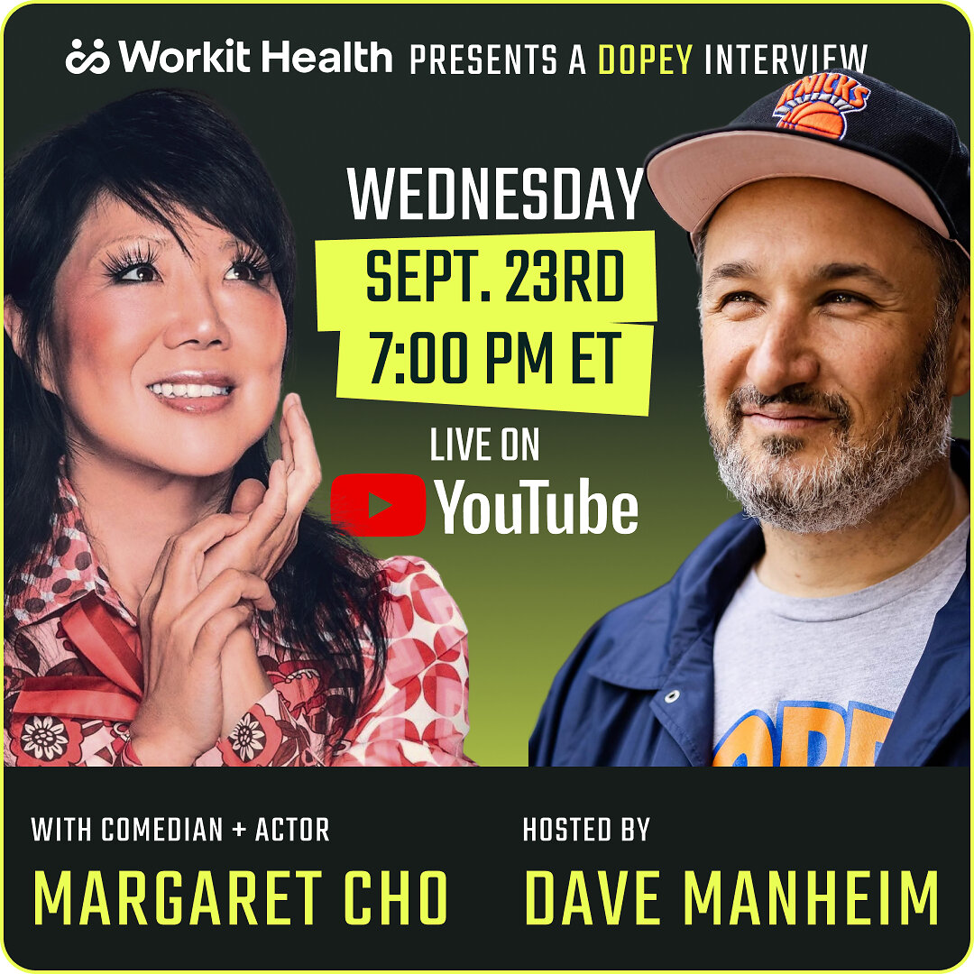 Workit Health organise un événement Dopey Podcast avec Margaret Cho