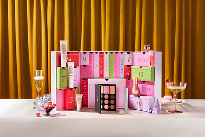 IPSY's 25-Day Advent Calendar, filled with $682+ worth of curated makeup, skincare, fragrance, and more!