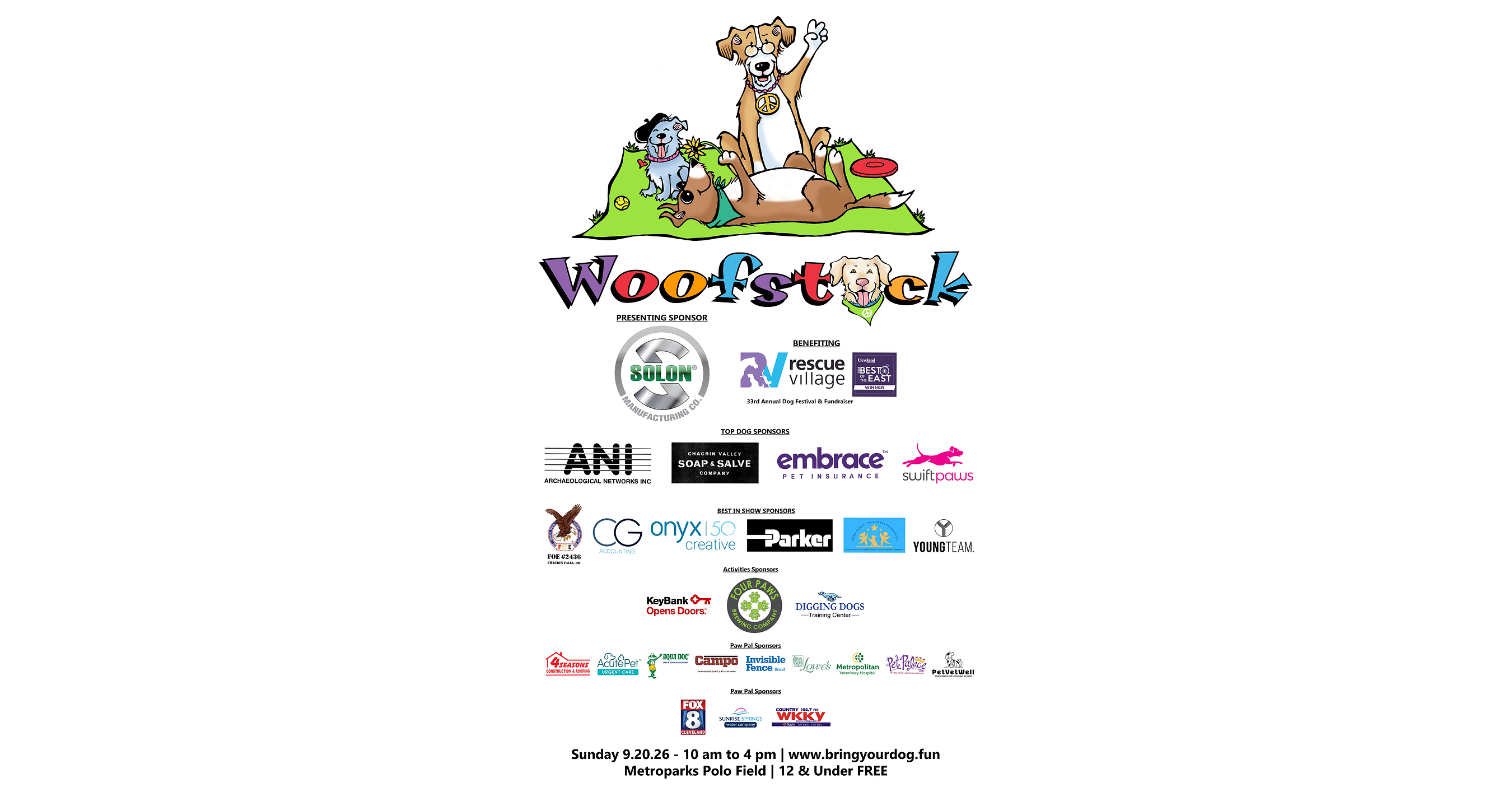 Rescue Village's Woofstock Is This Sunday -- Rain or Shine