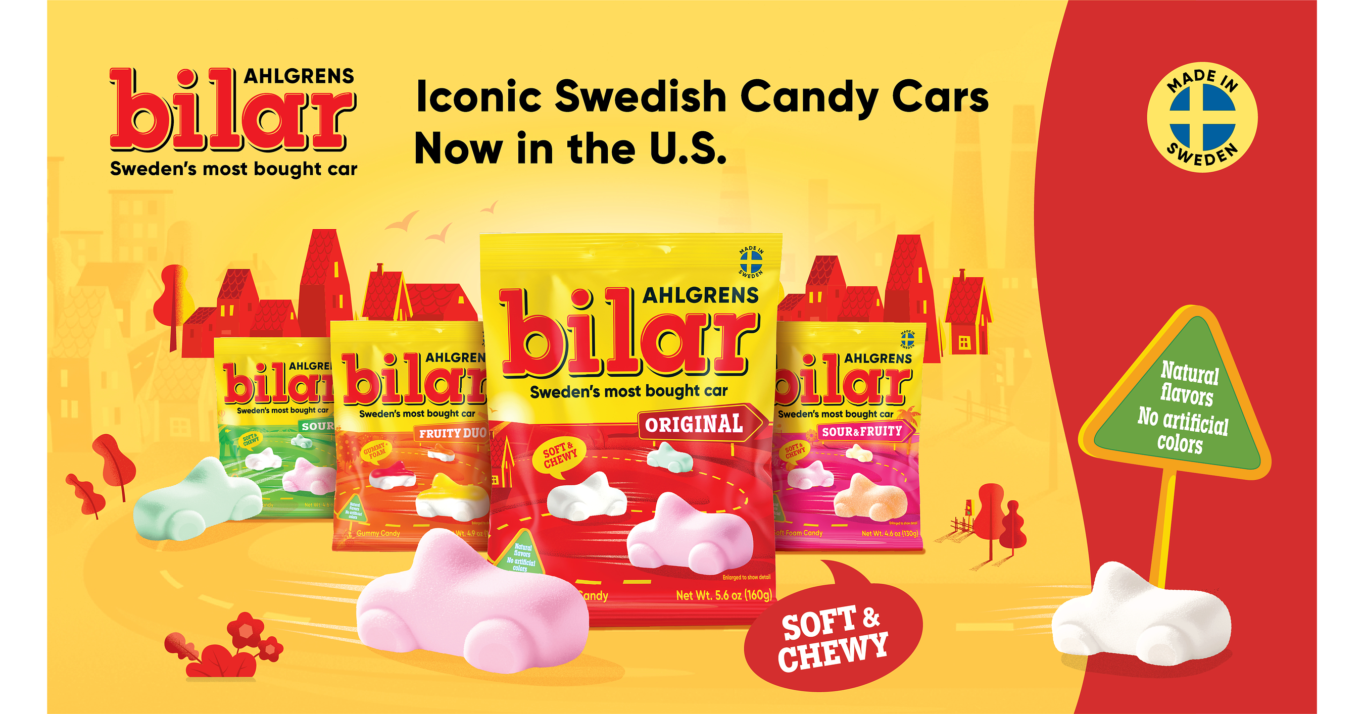 Ahlgrens bilar, The Iconic Swedish Candy Car Brand, Debuts Exclusively at Target
