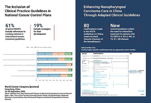 NCCN presents original research abstracts during the World Cancer Congress. Visit NCCN.org/global to learn more about international collaborations to improve cancer care worldwide. This image opens in the lightbox