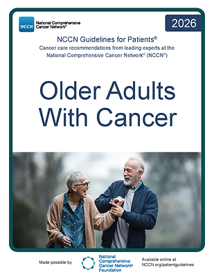 The new NCCN Guidelines for Patients: Older Adults With Cancer is available for free at NCCN.org/patientguidelines or via the NCCN Patient Guides for Cancer App  There's No One-Size-Fits-All for Treating Older Adults with Cancer, According to New NCCN Patient Resource older adults