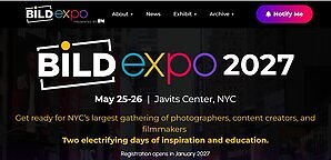 SAVE THE DATE: B&H Bild Expo Returns to NYC's Javits Center, May 25-26, 2027