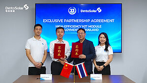 Dinto Solar and JJ Energy Form Exclusive HJT Module Partnership for Thailand's Solar Market