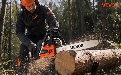 VEVOR Launches 62cc Gas Chainsaw for Firewood Preparation and Property Maintenance