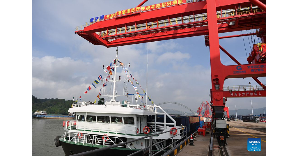 Xinhua Silk Road: Tiongkok Buka Kanal Utama dari Sungai ke Laut, Ciptakan Jalur Pintas Perdagangan ke Asia Tenggara