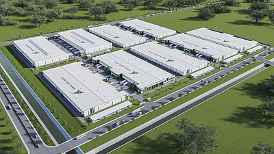 Project perspective of “KCN Song Than 3”, spanning 21.9 hectares and expected to add more than 130,000 sqm of high-quality, LEED standard-accredited industrial space to the market. Project perspective of “KCN Song Than 3”, spanning 21.9 hectares and expected to add more than 130,000 sqm of high-quality, LEED standard-accredited industrial space to the market.