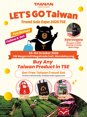 The Taiwan Tourism Administration will join the Travel Sale Expo 2026 in Manila.