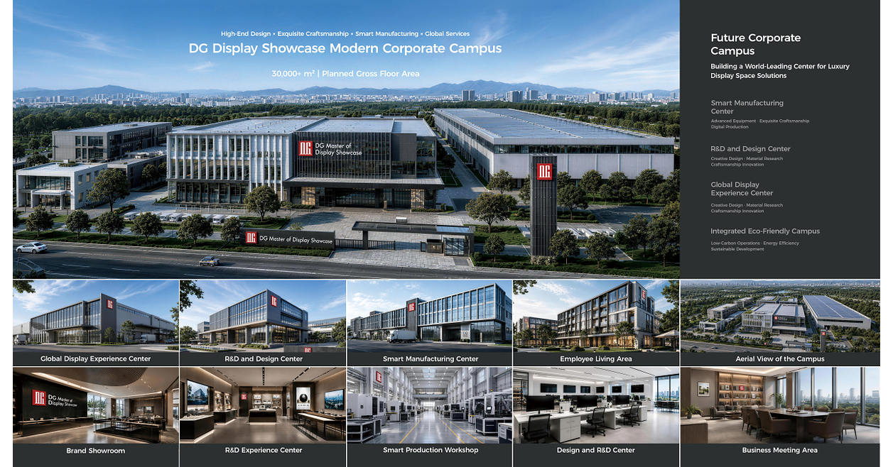DG Display Showcase Expands Global Project Capabilities with New Production Base