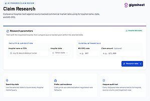 Gigasheet Launches AI Agent for Healthcare Claim Benchmarking and Cost Containment