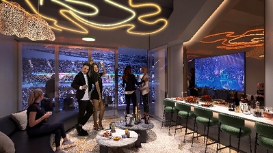 二期旗艦級室內多用途場館設30間貴賓包廂，配備餐飲禮遇及優先通道。