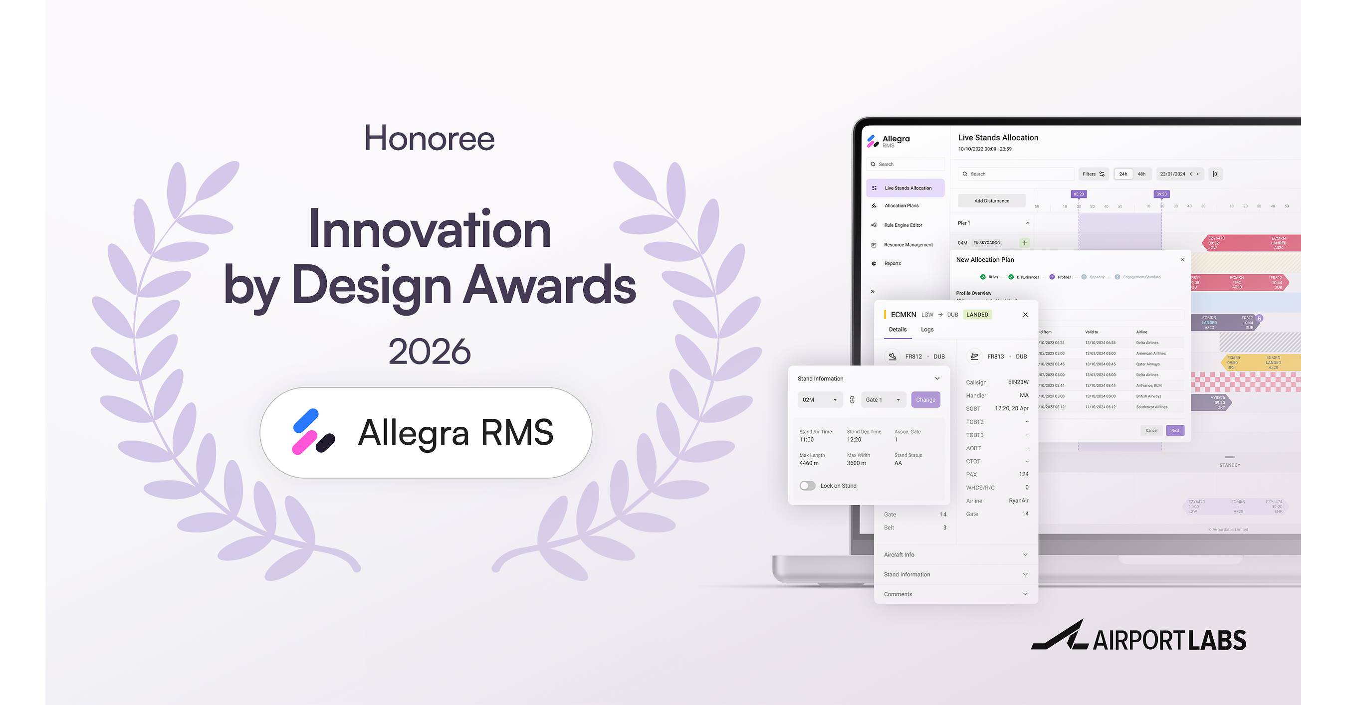 AirportLabs' Allegra RMS Honored in Fast Company’s 2026 design awards