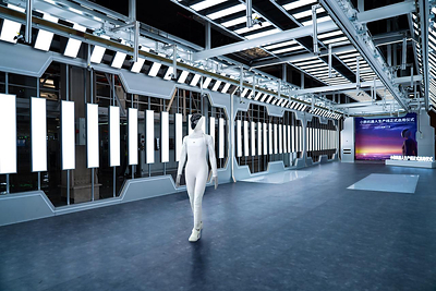 XPENG IRON humanoid robot walks off the production line. Image credit: XPENG