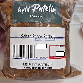 Mise en garde à la population - Présence non déclarée de blé, d'anchois, de soya et de sulfites dans divers seitans et croquettes végés préparés et vendus par l'entreprise Le P'tit Patelin