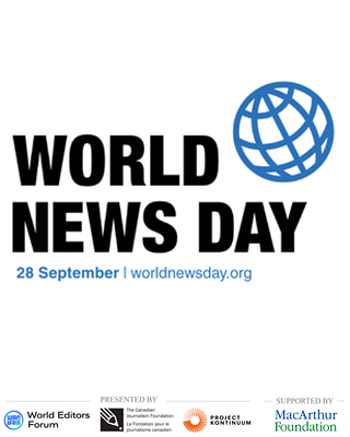 prnewswire.com - The Canadian Journalism Foundation - World News Day: 1,000-plus newsrooms in 100-plus countries unite to defend trusted journalism