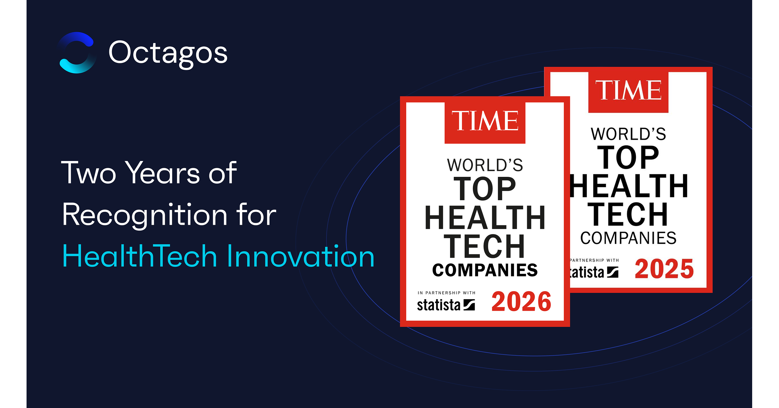 Octagos Earns TIME's World's Top HealthTech Companies Recognition for Second Consecutive Year