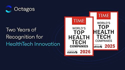 Octagos recognized in TIME and Statista’s World’s Top HealthTech Companies list for the second consecutive year. Octagos recognized in TIME and Statista’s World’s Top HealthTech Companies list for the second consecutive year.