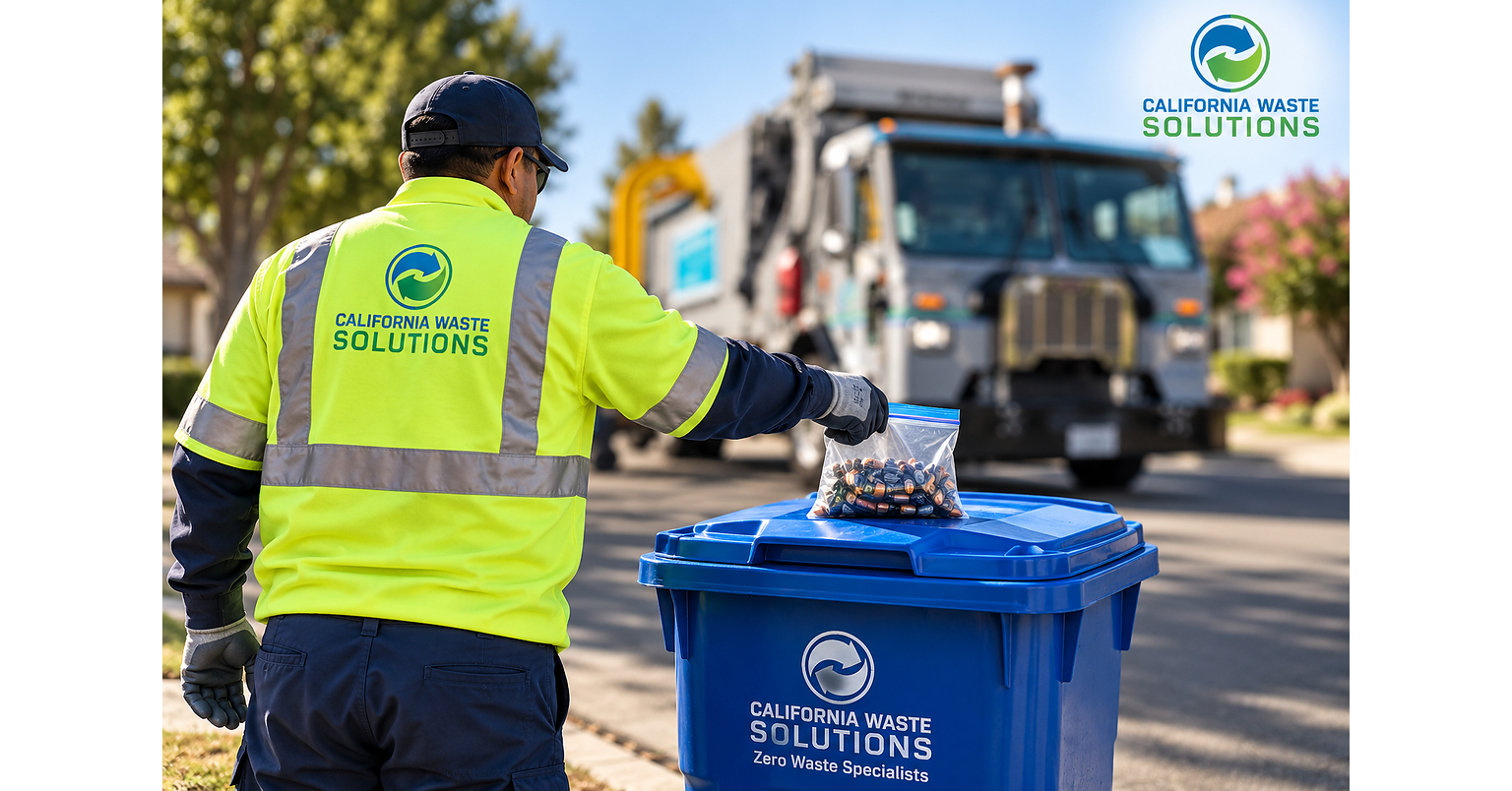 California Waste Solutions Expands San José Recycling Service With New Household Battery Collection