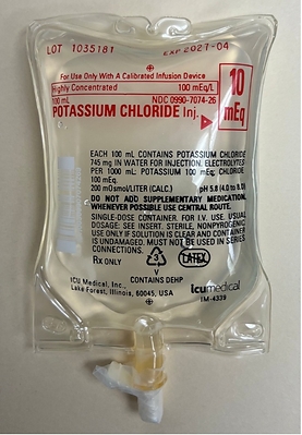 Incorrect IV Bag In Overwrap
