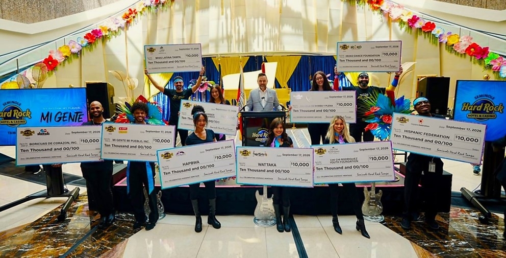 Seminole Hard Rock Tampa Celebrates Hispanic Heritage Month with $100,000 Donation to Local Hispanic Community Organizations