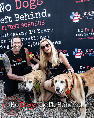 Founder Jeff Beri, Maura Platz, Mandy and Ginger