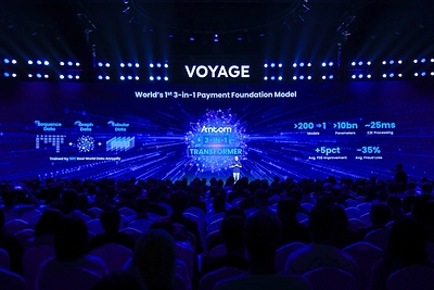 Peng Yang, CEO of Ant International, introduced the company’s payment foundation model at Ant International's 2026 global merchant event. Peng Yang, CEO of Ant International, introduced the company’s payment foundation model at Ant International's 2026 global merchant event.