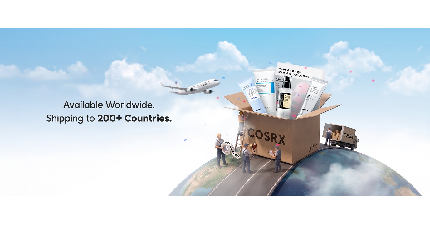 COSRX.com Goes Global: Now Shipping to 200+ Countries Worldwide