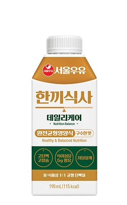 서울우유, '한끼식사 데일리케어'로 새로운 성장동력 모색…SIG DomeMini와 균형영양 시장 공략