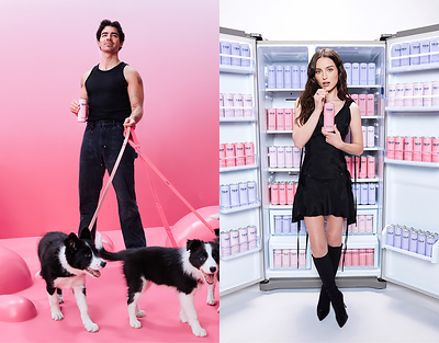 Joe Jonas and Madeline Argy for Trip Drinks