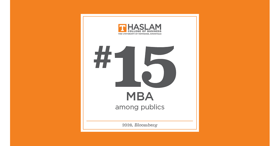 UT Haslam a Top 15 Public MBA Program in Bloomberg Businessweek Ranking