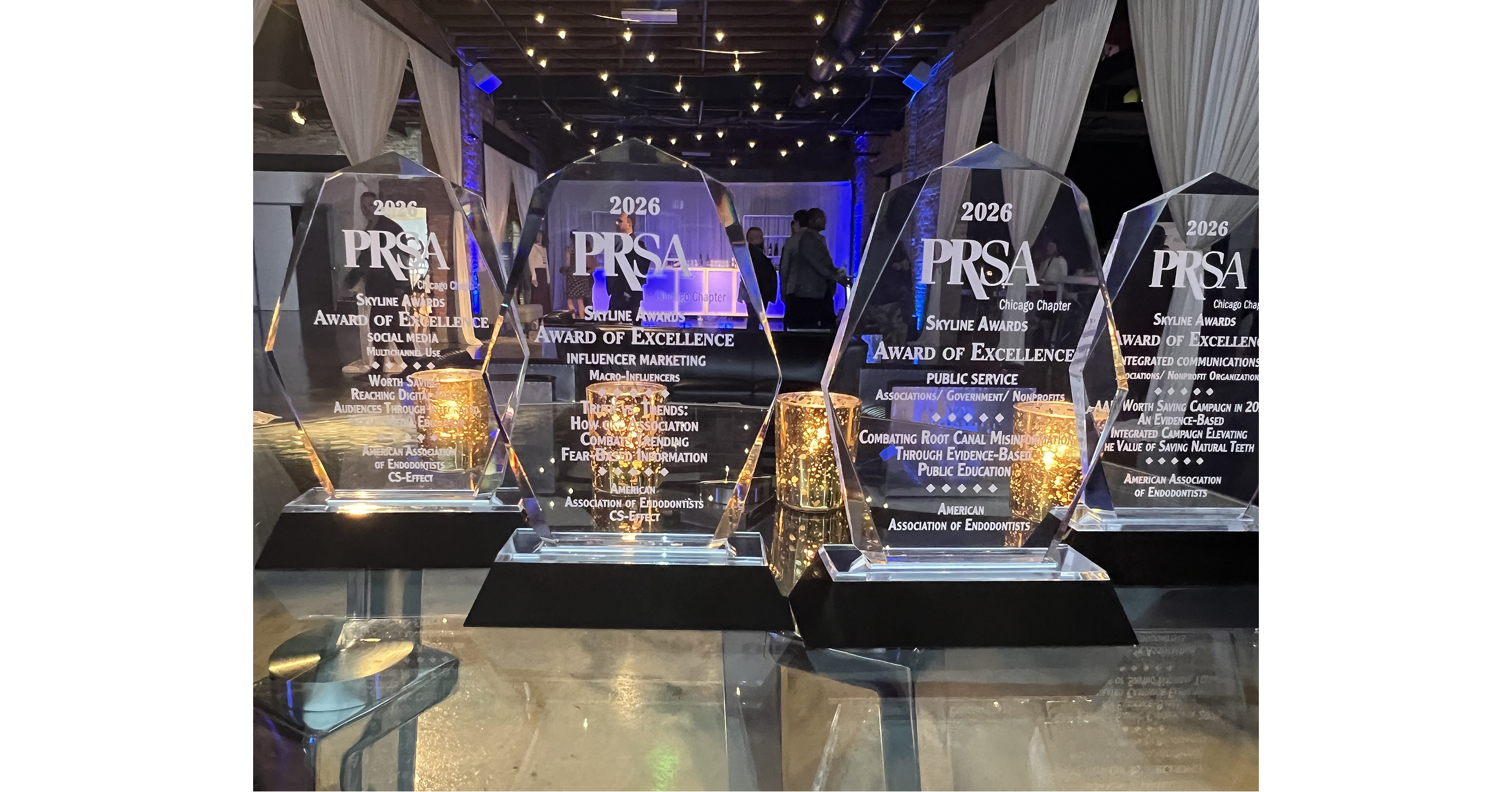 American Association of Endodontists Earns Four PRSA Chicago Skyline Awards of Excellence