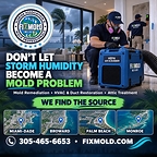 Prevent storm humidity from becoming a mold problem with FixMold’s professional mold remediation, HVAC and duct restoration, and attic treatment services.
