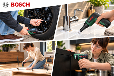Bosch Brings Cordless Convenience to Tackle Everyday Home Tasks with New Compact Tools