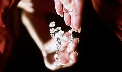 Image of loose diamonds taken from company social media.