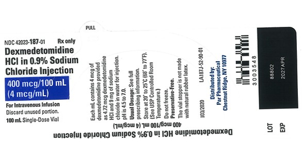 Par Health Issues Voluntary Nationwide Recall of Two Lots of Dexmedetomidine HCl in 0.9% Sodium Chloride Injection Due to the Presence of Particulate Matter