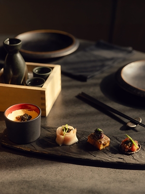Aramara Caviar Quartet (Credit: Four Seasons Resort Punta Mita)