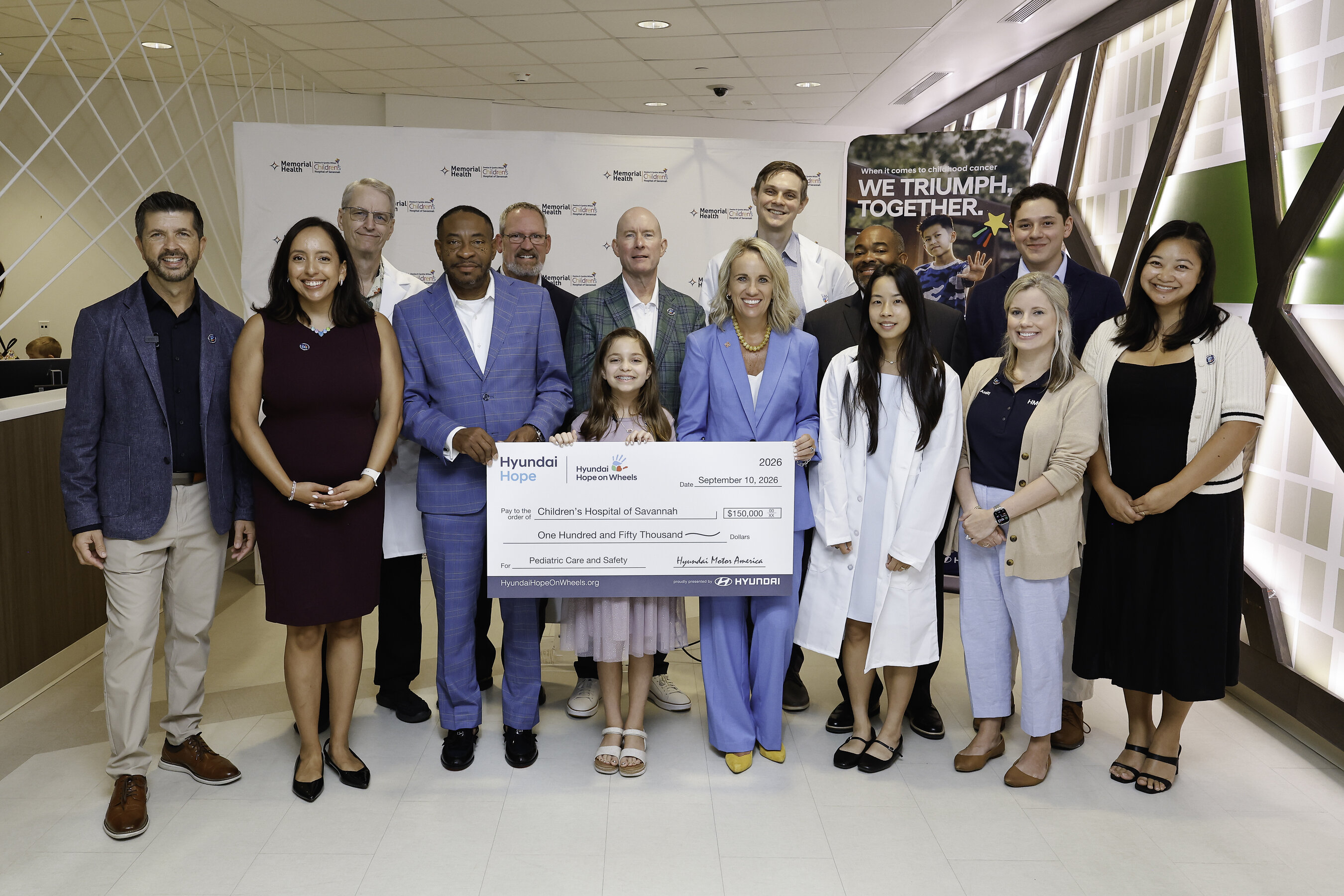 Hyundai Hope spendet 150.000 $ an Kinderkrankenhaus in Savannah