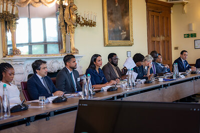 o Her Excellency Sheikha Hind bint Hamad Al Thani, Vice Chairperson of Qatar Foundation, at the QF-Wilton Park convening This image opens in the lightbox
