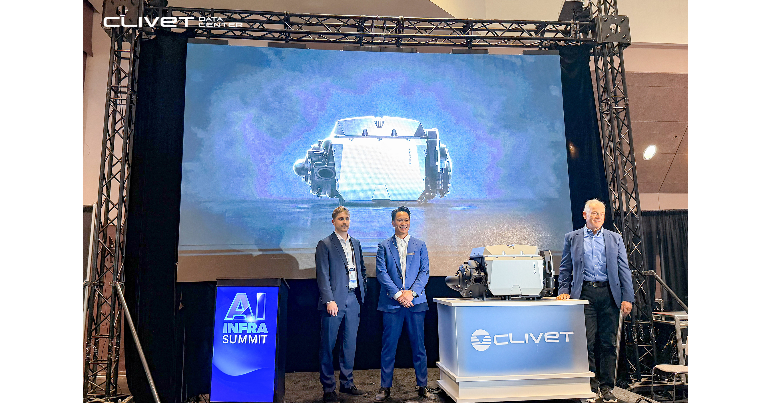 DUO POWER BOOST: Clivet Debuts Next-Gen Magnetic Levitation Technology and AI Cooling Portfolio at AI Infra Summit 2026