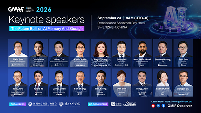 GMIF 2026 Speakers Unveiled: Samsung, Sandisk, Solidigm and More on the Lineup