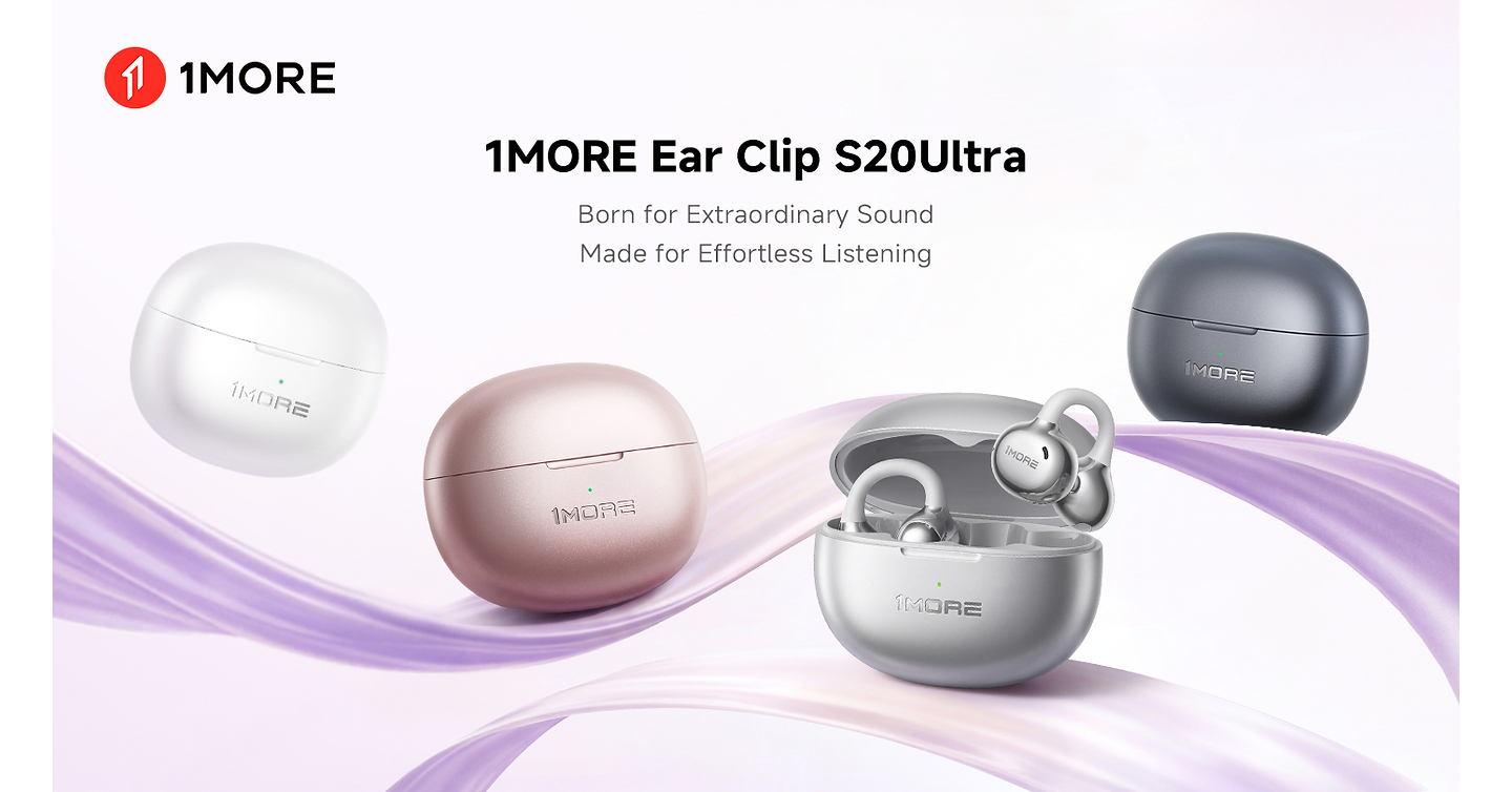 1MORE S20 Ultra Clip-On Earbuds Launch as a New All-Around Standard for Open-Ear Audio