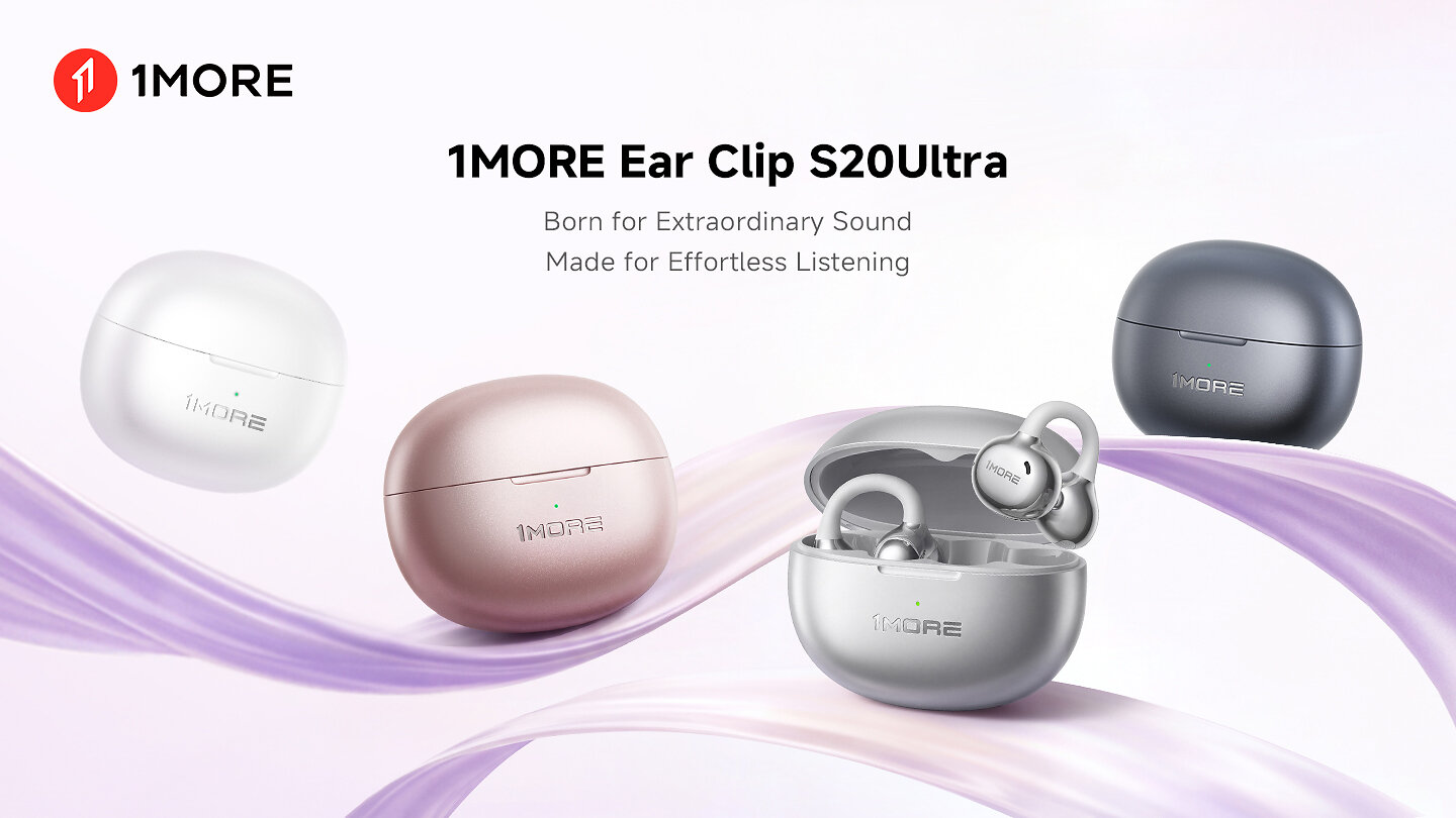 1MORE Launches S20 Ultra Clip-On Earbuds as New Standard for Open-Ear Audio