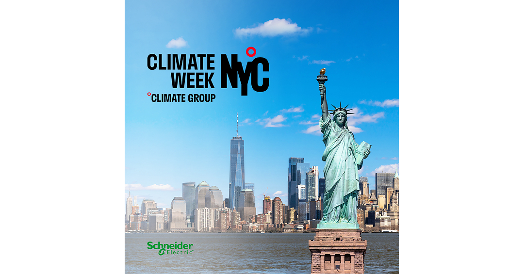 Schneider Electric advances energy and industrial intelligence for a more resilient future at Climate Week NYC 2026