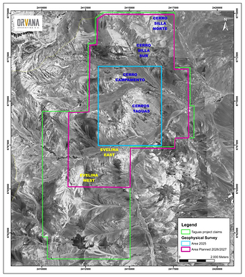 ORVANA ANNOUNCES NEW STRATEGIC THREE-TIERED EXPLORATION PROGRAM FOR ITS TAGUAS PROJECT IN ARGENTINA