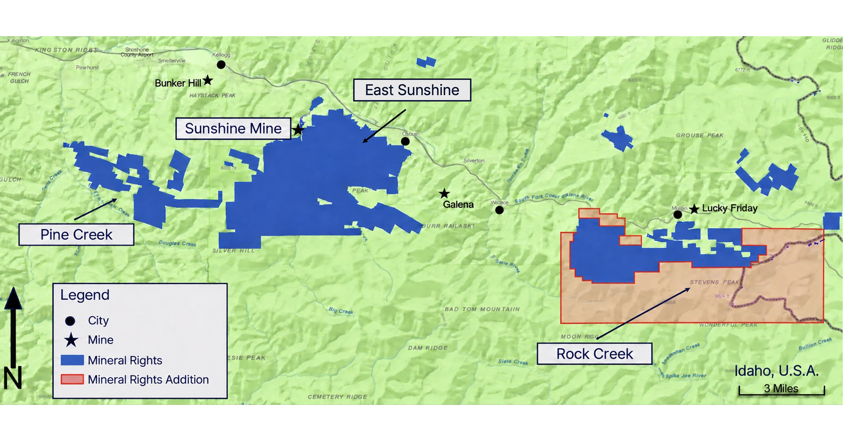 Sunshine Silver Mining & Refining Expands Silver Valley Land Position by 60% to Approximately 38,000 Acres and Initiates Multi-Year, 45,000-Meter District-Scale Exploration Program